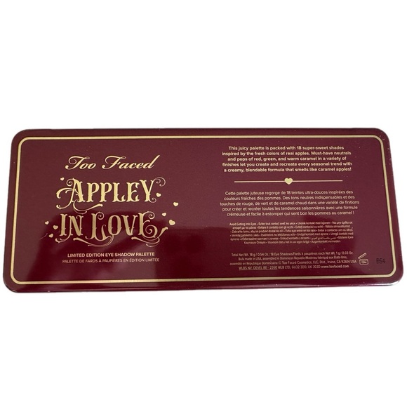 too faced appley in love eyeshadow palette - Picture 7 of 8